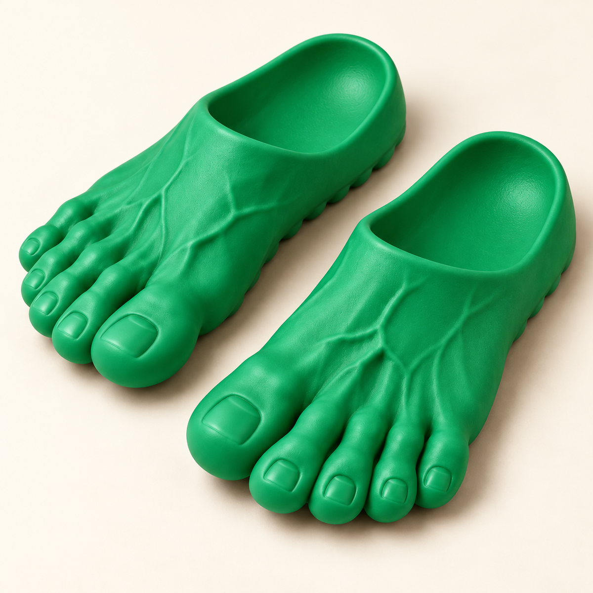 Big feet novelty slides