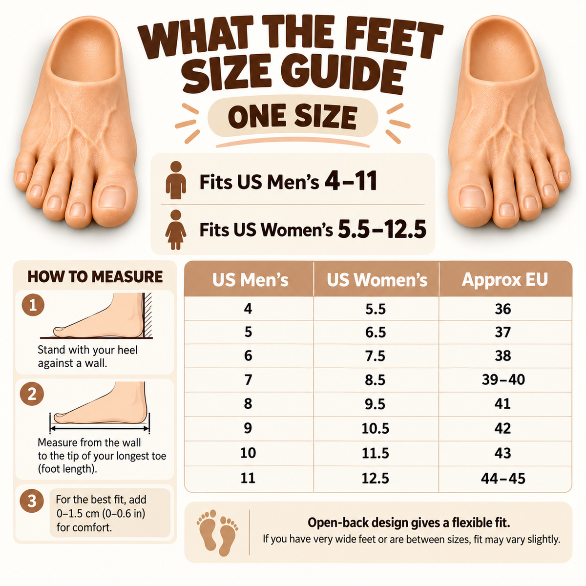 Big feet novelty slides