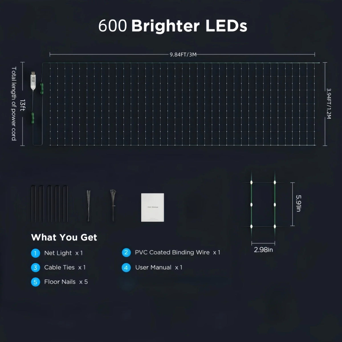 Smart LED curtain lights