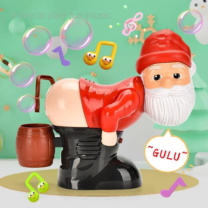 Bubble-Blowing Santa