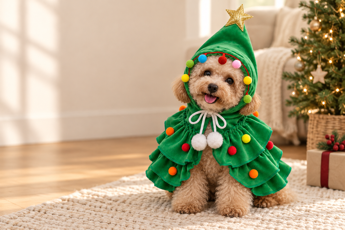 Christmas tree pet costume