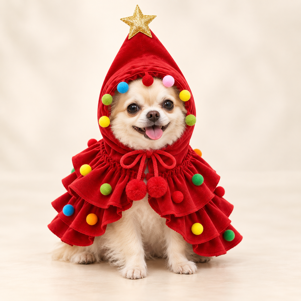 Christmas tree pet costume