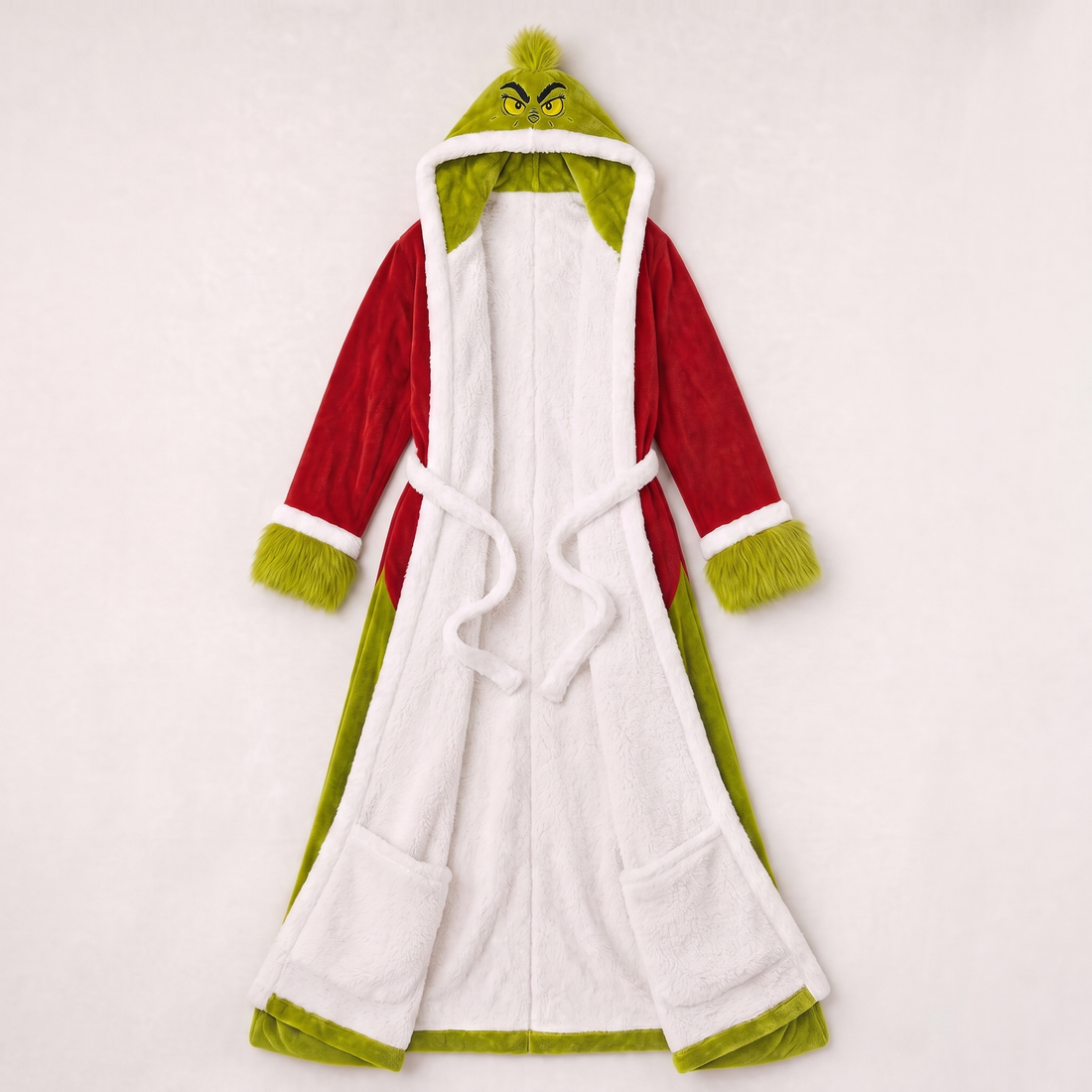 Green Grump heated Christmas robe