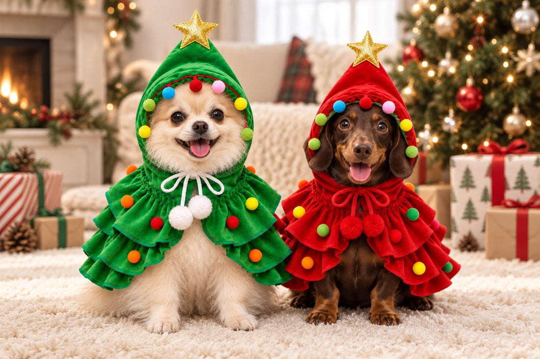Christmas tree pet costume